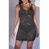 imageB2prity Womens Swimsuit Crochet Cover Up Knit Bikini Bathing Suit Swimwear Coverup Sleeveless V Neck Beach DressBlack