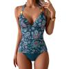 Deep Green Floral Printed