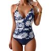 Navy Blue Leaf