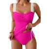 Hot Pink  White
