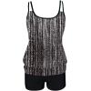 imageB2prity Tankini Bathing Suits for Women Tummy Control Two Piece Swimsuits Blouson Floral Print Swim Tank Top with Boy Shorts66