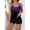 imageB2prity Tankini Bathing Suits for Women Tummy Control Two Piece Swimsuits Blouson Floral Print Swim Tank Top with Boy Shorts68
