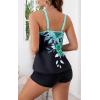imageB2prity Tankini Swimsuits for Women Two Piece Bathing Suits Tummy Control Long Torso Tank Tops with ShortsBlack blue