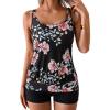 Light Pink Floral  Black