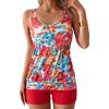 Red Floral Print