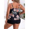 imageB2prity Women Plus Size Tankini Swimsuits Tummy Control Two Piece Bathing Suit Ruffled Flounce Swimwear with Shorts01