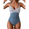 Grey Blue Stripe