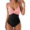 Pink Black Color Block
