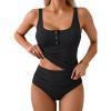 Ribbed  Black