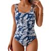 Navy Blue Leaf