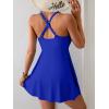 imageB2prity One Piece Swimdress Swimsuits for Women Tummy Control Swim Dress Cute Modest Skirt Bathing SuitRoyal Blue
