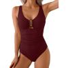 Ribbed，wine Red