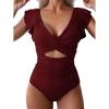 Burgundy Ribbed