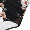imageB2prity Womens Slimming One Piece Swimsuits Tummy Control Bathing Suit Halter Swimwear for Big Busted Curvy WomanBlack Printed