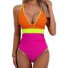 Orange and Pink Color Block