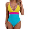 Yellow and Blue Color Block