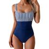 Dark Blue Striped