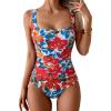 Red Floral Print