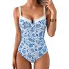 Blue and White Floral