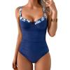 Navy Blue  Blue Leaf
