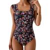 Black and Pink Floral