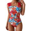 Red Floral Print