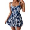 Navy Blue Print