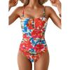 Red Floral Print