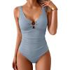Ribbed grey Blue