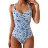 Blue White Floral