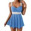 Sky Blue  White