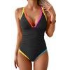 Black  Orange Pink Seams