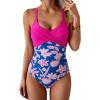 Purple  Blue Pink Floral