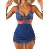 Print  Navy Blue